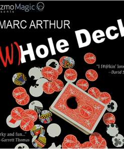 The (W)Hole Deck Blue (DVD and Gimmick) by Marc Arthur and Kozmomagic - DVD