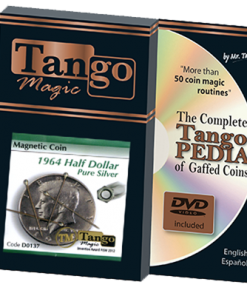 Magnetic Coin Half Dollar 1964 (w/DVD) (D0137) by Tango - Tricks