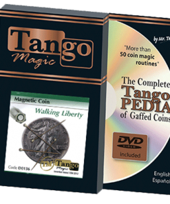 Magnetic Coin Walking Liberty (w/DVD) (D0136) by Tango - Tricks