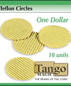 Teflon circles Dollar size (10 units w/DVD) by Tango -Trick (T002)