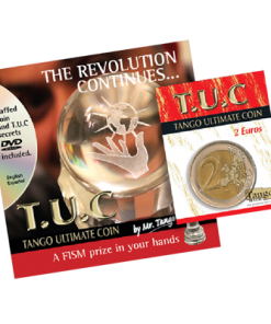 Tango Ultimate Coin (T.U.C.)(E0081)2 Euros with instructional DVD by Tango - Trick