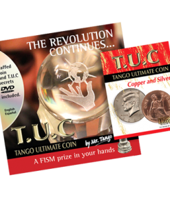 Tango Ultimate Coin (T.U.C)(D0110) Copper and Silver with instructional DVD by Tango - Trick