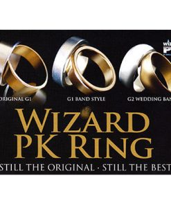 Wizard PK Ring G2 (CURVED, Gold, 16mm) by World Magic Shop - Trick
