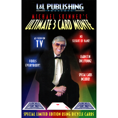 3 Card Monte Card (blue) Trick Skinner 3 Card Monte Card (blue) Trick Skinner