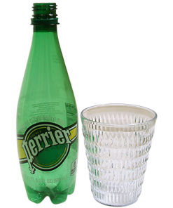 Air Perrier (bottle and Glass) by Wood Crafters - Trick