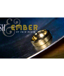 Ash and Ember Gold Beveled Size 12 (2 Rings) by Zach Heath - Trick Ash and Ember Gold Beveled Size 12 (2 Rings) by Zach Heath - Trick