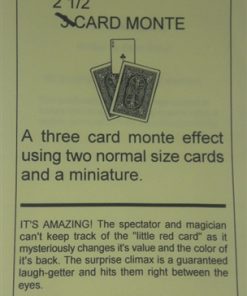 2 1/2 Card Monte - Steve Shrott