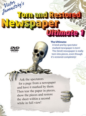 Torn and Restored Newspaper - Victor Jamnitzky Torn and Restored Newspaper - Victor Jamnitzky