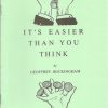 It's easier than you think (book) - Geoffrey Buckingham It's easier than you think (book) - Geoffrey Buckingham