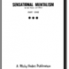 Sensational Mentalism Part One (book)  - Robert Nelson