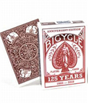 125 year Anniversary Bicycle deck (red) - USPCC