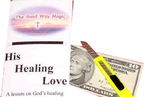 His healing Love (Cut & Restored banknote)