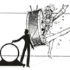 Thin Base Girl in Drum (Illusion Plan) - Paul Osborne