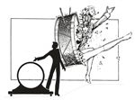 Thin Base Girl in Drum (Illusion Plan) - Paul Osborne