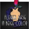 Clay Flower Vase (beige) - Magic Latex Clay Flower Vase (beige) - Magic Latex