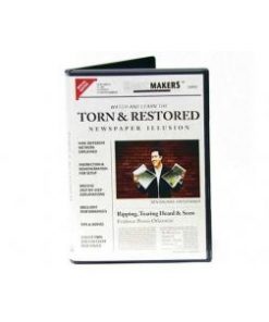 Torn & Restored Newspaper Illusion (DVD) - Ben Salinas