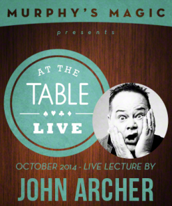 At the Table Live Lecture - John Archer 10/1/2014 - video DOWNLOAD