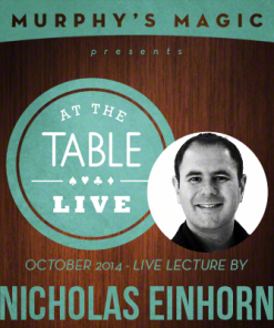 At the Table Live Lecture - Nicholas Einhorn 10/22/2014 - video DOWNLOAD