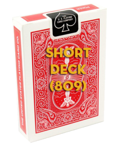 Short Bicycle Mandolin Deck 809 (Red)