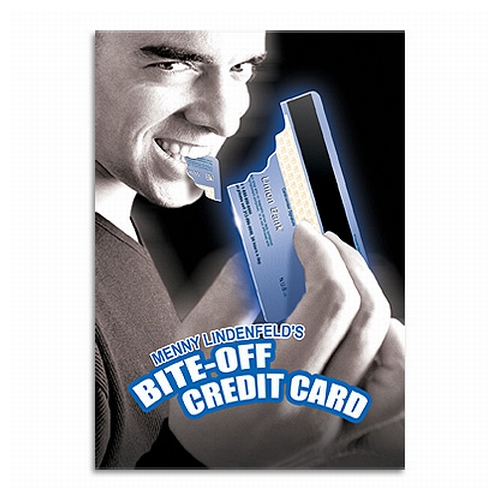 Bite Off Credit Card by Menny Lindenfeld - Trick Bite Off Credit Card by Menny Lindenfeld - Trick