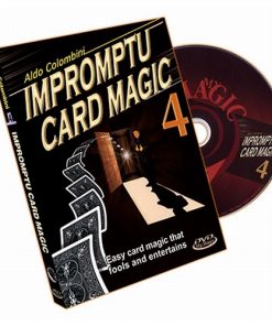 Impromptu Card Magic Volume #4 by Aldo Colombini - DVD
