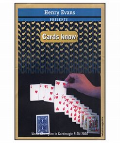 Cards Know (DVD and Props) by Henry Evans - DVD