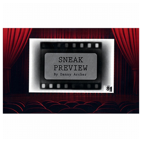 Sneak Preview by Danny Archer - DVD Sneak Preview by Danny Archer - DVD