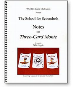 Notes on Three Card Monte (book) -  Whit Haydn
