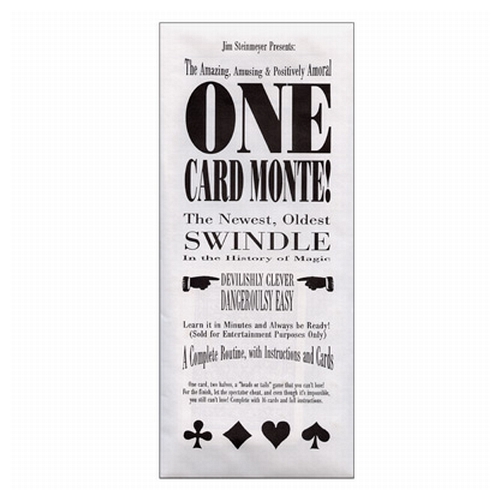 One Card Monte - Jim Steinmeyer One Card Monte - Jim Steinmeyer