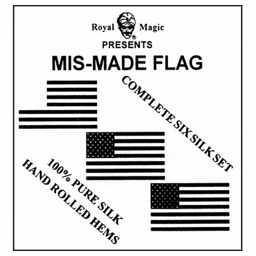 Mis-Made Flag (6 silk set) by Royal Magic Mis-Made Flag (6 silk set) by Royal Magic