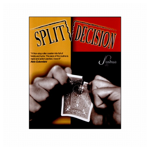 Split Decision (With DVD) by Joshua Jay - Trick Split Decision (With DVD) by Joshua Jay - Trick