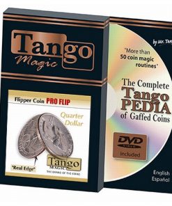 Flipper coin Pro Flip Quarter dollar (w/DVD)(D0105) - Tango