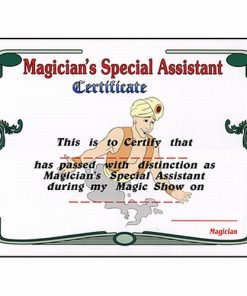 Magician's Assistant Certificate