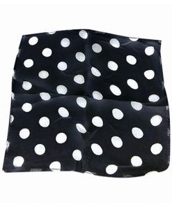Spotted Silk 09" Black w/white spots by Uday