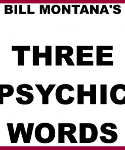 Three Psychic Words by Bill Montana - eBook DOWNLOAD