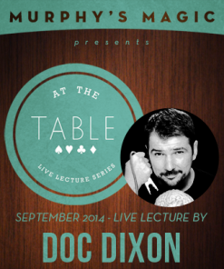 At the Table Live Lecture - Doc Dixon 9/17/2014 - video DOWNLOAD