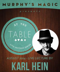 At the Table Live Lecture - Karl Hein 8/6/2014 - video DOWNLOAD