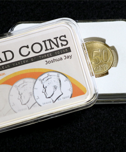 Triad Coins (Euro Gimmick and Online Video Instructions) by Joshua Jay and Vanishing Inc. - Trick