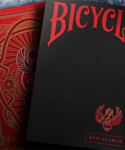 Bicycle Scarab (Red) Playing Cards by Crooked Kings