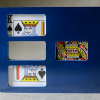 Zig Zag Card (Jumbo/Plastic) by Mr. Magic - Trick