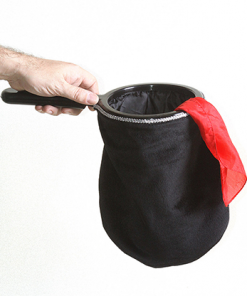 Change Bag Velvet REPEAT WITH ZIPPER (Black) by Bazar de Magia - Tricks