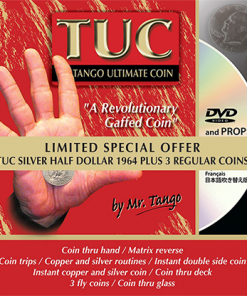 Limited Special Silver TUC Half Dollar 1964 plus 3 Matching Coins by Tango - Trick