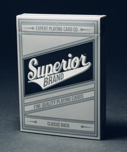 Superior (Black) Playing Cards by Expert Playing Card Co