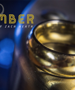 Ash and Ember Gold Curved Size 14 (2 Rings) by Zach Heath - Trick