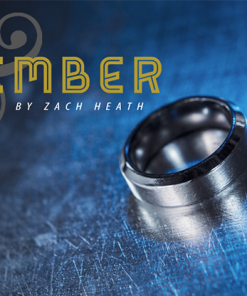 Ash and Ember Silver Beveled Size 14 (2 Rings) by Zach Heath - Trick