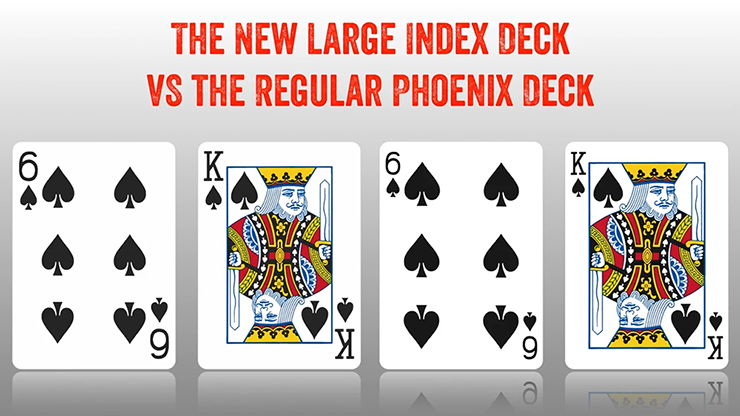 Phoenix Deck Large Index (Blue) by Card-Shark - Trick