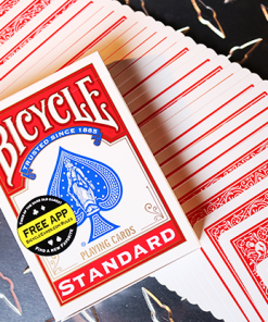 Bicycle Standard Red Poker Cards (New Box)