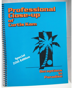 Professional Close-up of Curtis Kam - Book
