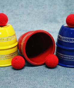 Cups and Balls 3 Color (Diamond Cut) by Mr Magic - Trick