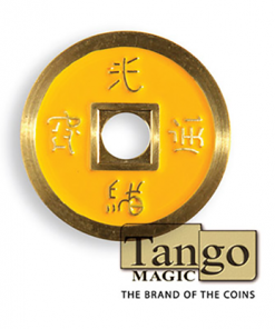 Dollar Size Chinese Coin (Yellow) by Tango (CH031)